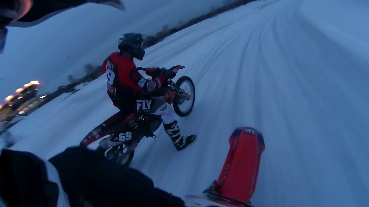 Крылатское 07/03/2019 часть 3 Зимний мотокросс !!!! - YouTube