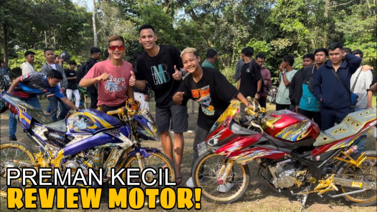 Lucu Lihat Dua Preman Kecil Review Motor Anak Komunitas!