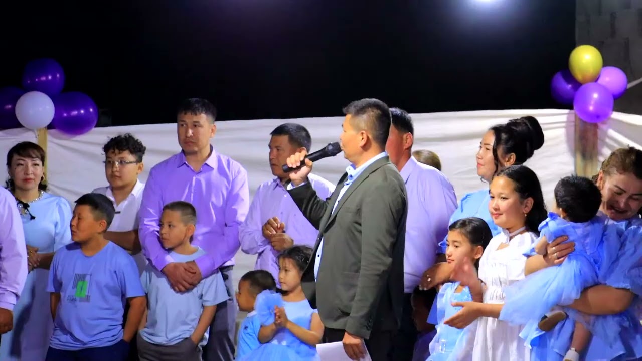 Аяққұдық ауылы 20 жылдық кездесу 1989 жастары Кешкі банкет