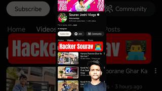 Sourav Joshi Hacked ALGORITHM 😳 #shorts