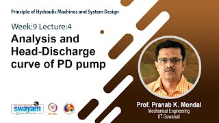 Lec 42: Analysis and Head-Discharge curve of PD pump