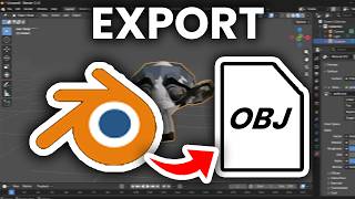 How To Export Blender To OBJ With Texture - Step By Step