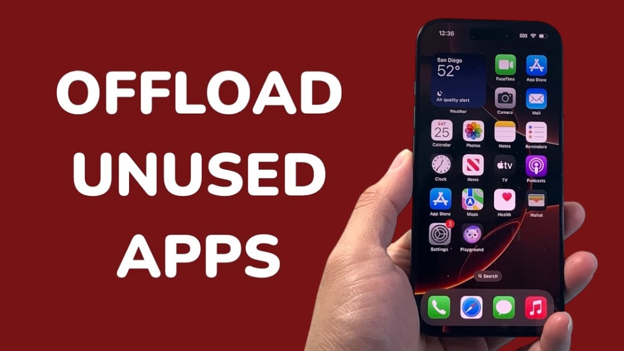 How To Turn On Offload Unused Apps on iPhone - YouTube
