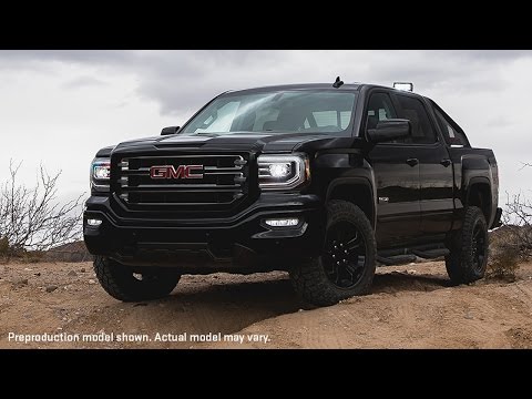 Introducing the 2016 GMC Sierra All Terrain X