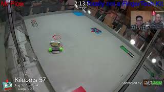 Mr. Plow Vs. Totally Not A Fingertech Kit Antweight Rookies - Kilobots 57
