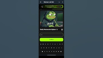 Memes Lab Daily Memecoin Cipher Code 5 December #memes #memeslab #cipher #code #5december #5dec
