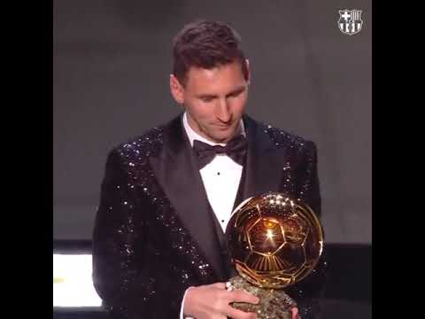 Lionel Messi Win Ballon D'or 2021 #shorts