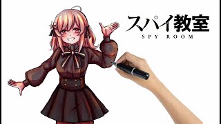 🕵️‍♀️ Drawing Lily from Spy Classroom: Her Incredible Story Revealed 📚✏️