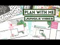 PLAN WITH ME | HORIZONTAL HAPPY PLANNER | JUNGLE VIBES | May 10-16, 2021