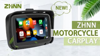 How To Use Wireless CarPlay & Androidauto on Motorcycle Portable Navigator screenshot 2