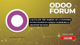 Odoo Dropshipping Margin | Calculate Real Profit Using Vendor Bills (Odoo 18/19)
