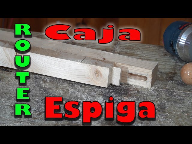 Plantillas para realizar ensambles de caja y espiga con la fresadora -  Enredando No Garaxe