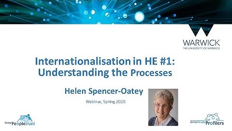 Internationalisation in Higher Education #1: Understanding the process