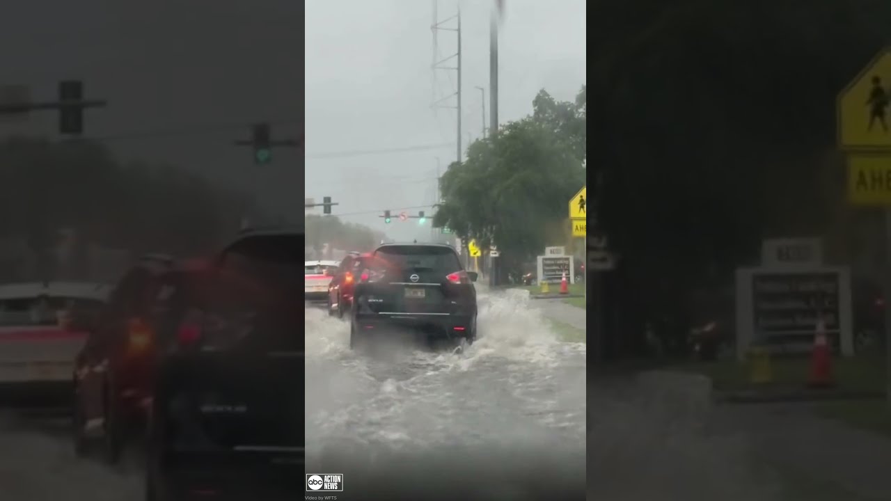 Flooding in Florida during storm