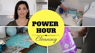 POWER HOUR CLEANING | CLEANING ROUTINE | STAY AT HOME MOM