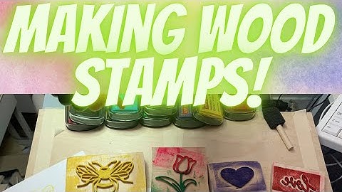 How to make wood stamps using a Scroll Saw