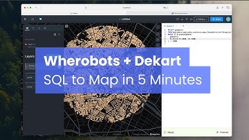Visualize Wherobots Data with SQL in Minutes with Dekart | Tutorial