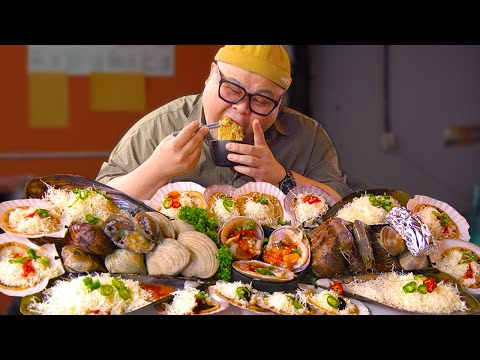 「덩치식단」 ep.13 술땡긴다~논현동 조개구이집 정복 치즈추가│Roasting <strong>clams</strong> Mukbang Eatingshow