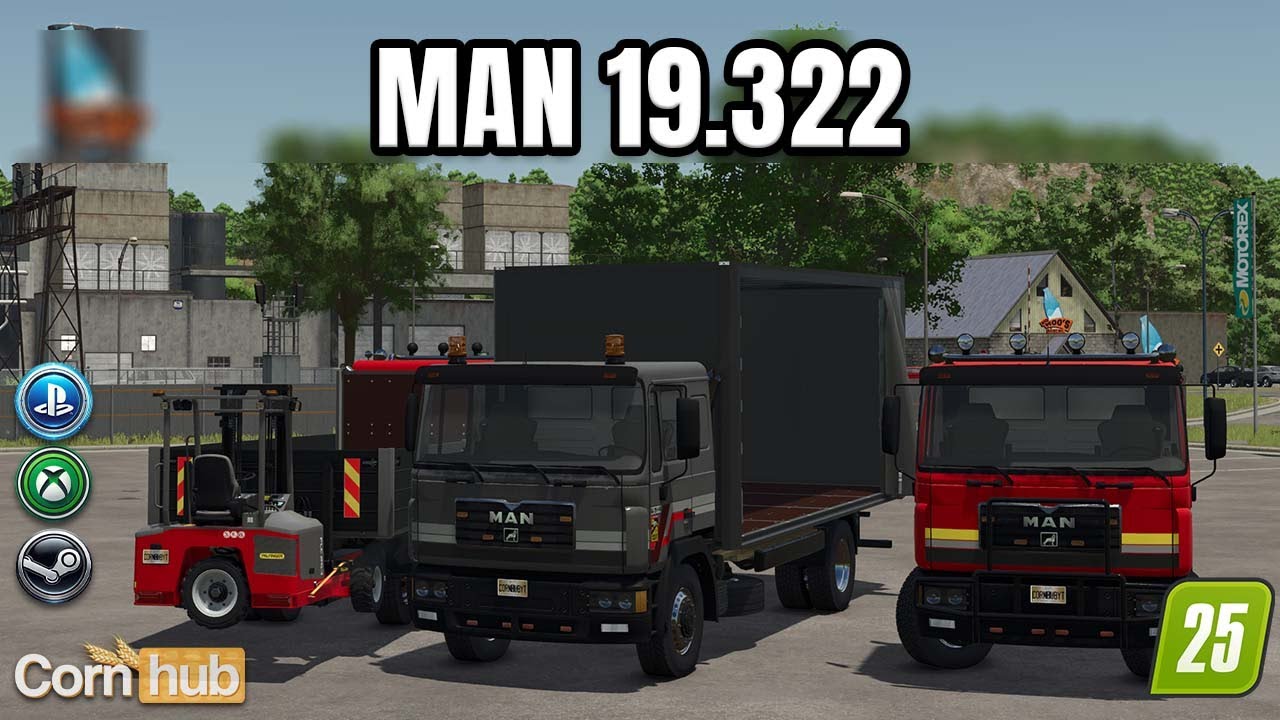 LS25 MAN 19.322 – Der Klassiker mit Staplerhalterung ist zurück!