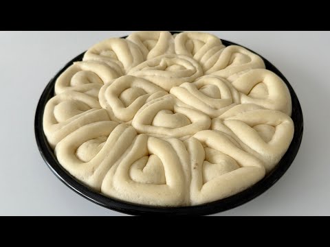 KAHVALTIYA BU ÇÖREĞİ MUTLAKA YAPIN HEM LEZZETİNE HEM ŞEKLİNE BAYILIRSINIZ❗️KAHVALTILIK ÇÖREK TARİFİ 