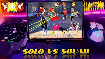 GGMousePro😉 SOLO VS SQUAD KEYBOARD AND MOUSE HANDCAM 🔥