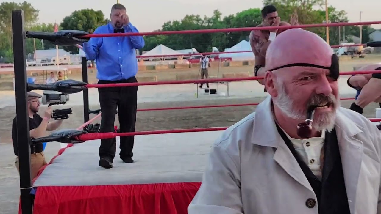 The Columbus Cruncher v Ethan Carter 1  Olde Wrestling 7-23-25