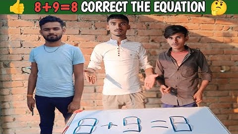 समीकरण को सही करो और इनाम पाओ 👍 Move only 1 stick to make equation correct, Matchstick Puzzle ✅