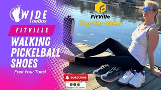Have Problem Feet? Check out these cute Fitville Shoes Walking and Pickleball Shoes Less Foot pain