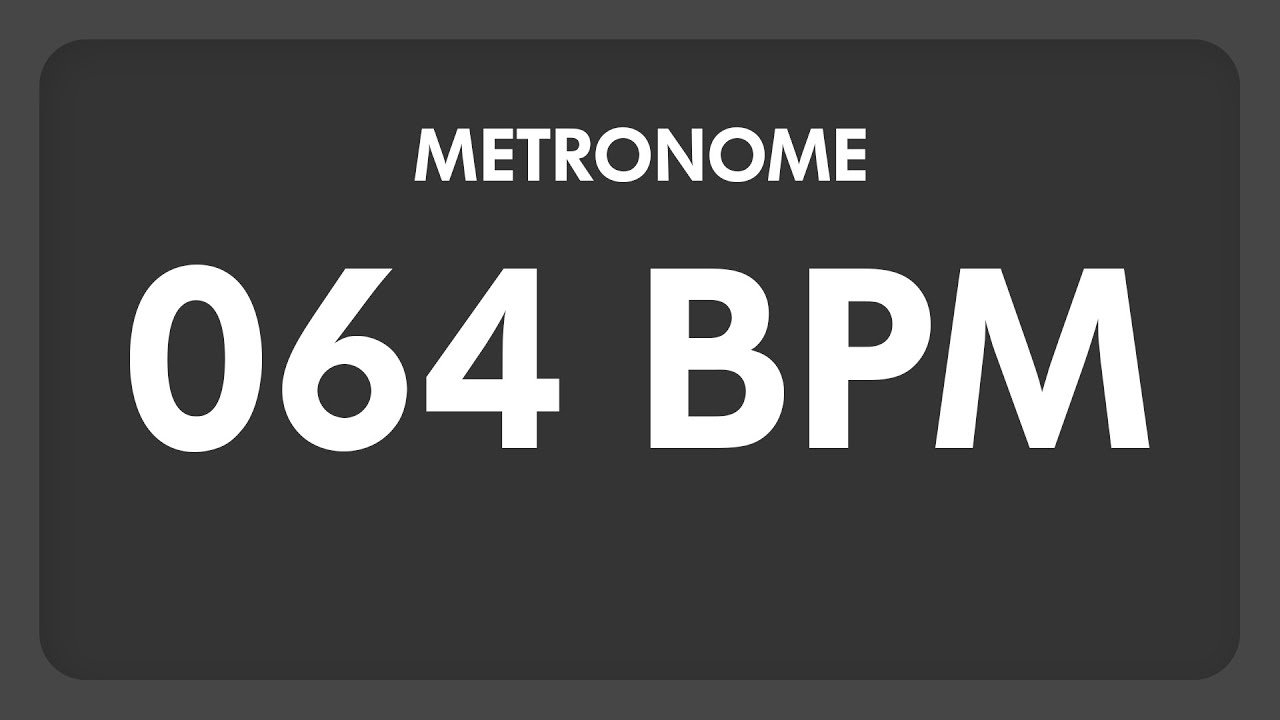 64 bpm metronome