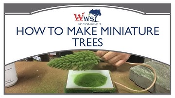 How to Make Miniature Trees - Using WWScenics Pro Grass Box Applicator