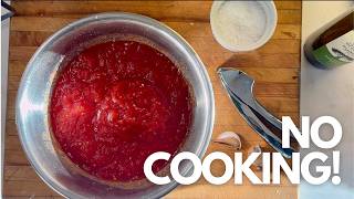 Make The Best Pizza Sauce In Two Minutes Only 4 Ingredients