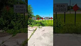 Route 66 old roadbed in Venice Illinois #route66 @HistoricallyMarked