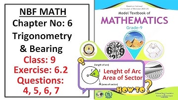 Math Class 9 (NBF) Exercise 6.2 Question 4, 5, 6, 7 all questions complete solution   -   (FBISE)