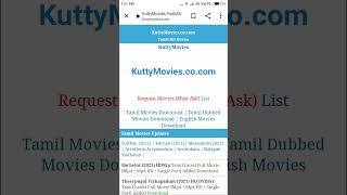 How To Download New Latest Movies In Tamil Hd Print original Full Details In Tamil#Shorts screenshot 1