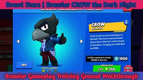 LEGENDARY CROW Gameplay! 🐦 Training & Practice Match | Brawl Stars Showcase #brawlstars2025