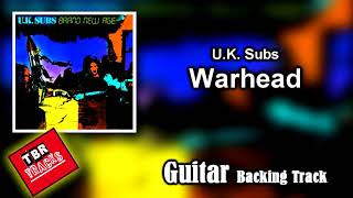 U.K. Subs - Warhead - Guitar Backing Track With Vocals