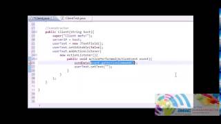 Intermediate Java Tutorial   50   Creating the GUI for the Client