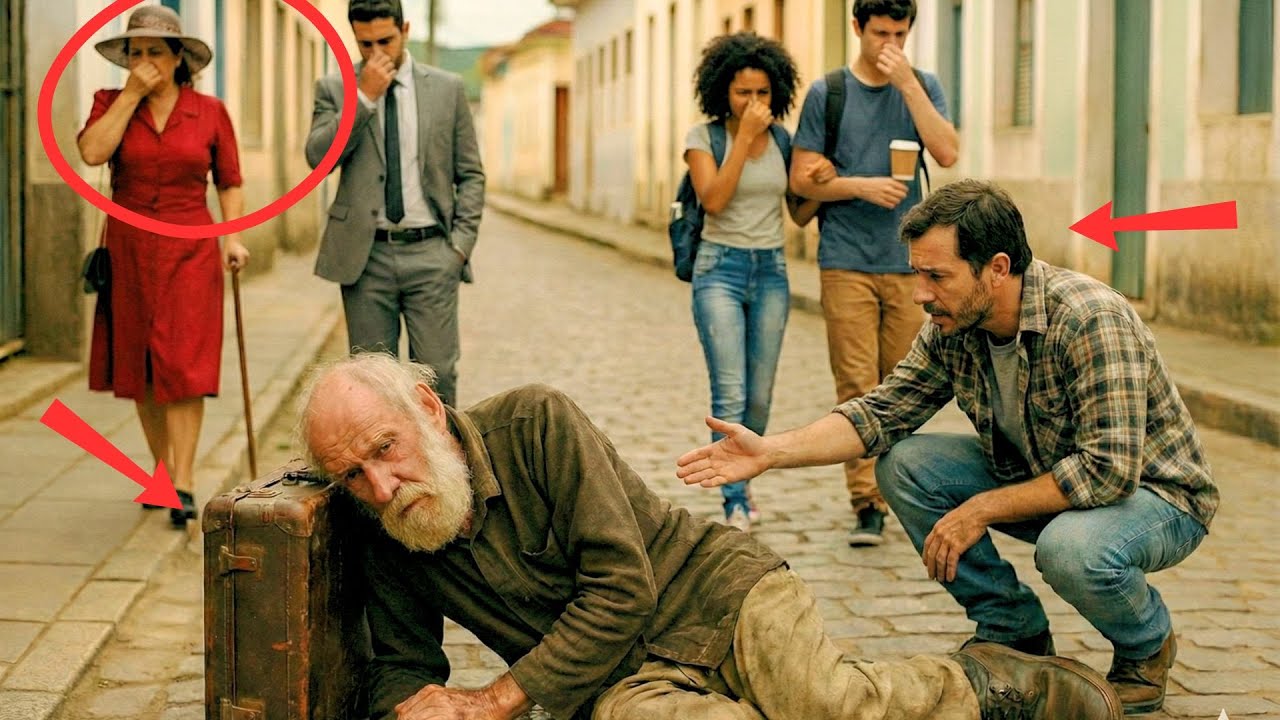 HOMEM HUMILDE AJUDA IDOSO ABANDONADO, SEM SABER QUE ESSE ATO DE BONDADE O TORNARIA MILIONÁRIO