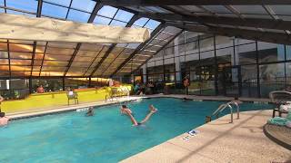 Slide pool area at Compass Cove Resort in Myrtle Beach, S.C.