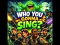 WHO YOU GONNA SING? 👻 | A.I. Music Society Theme Song Challenge | Spooky‑Fun Pop‑Funk Anthem