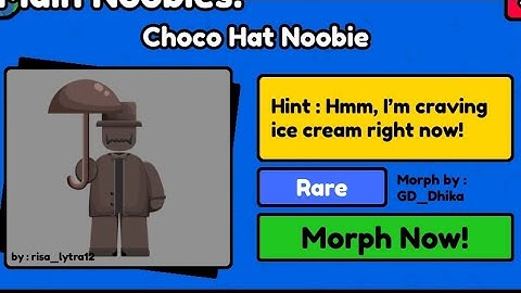 How To Get Choco Hat Noobie | Candyland Part 2 | Find The Noobies Morphs Roblox