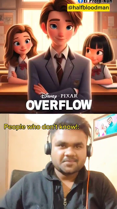 Overflow Anime remake by Disney #animememes #animeshorts