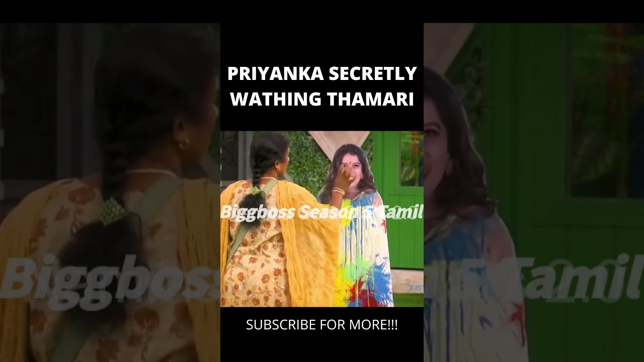 PRIYANKA SECRETLY WATHING THAMARI😱