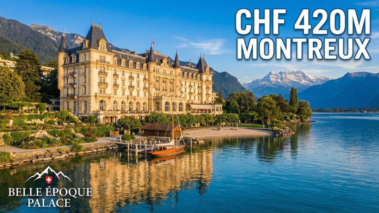 Step Inside Lake Geneva's CHF 420M Belle Époque Palace | Switzerland's Lakeside Royal Estate
