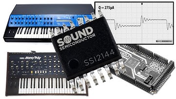 SSI2144 VCF Cutoff Control via PWM from a Microcontroller (like Adafruit M4 Metro/Grand Central)