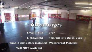 Fixing Sinking Concrete Slabs in the Georgetown Fire Company's Building with PolyLEVEL™