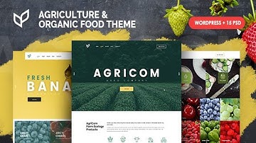 Agricom - Agriculture & Organic Food WordPress Theme Free Download