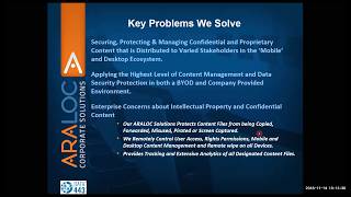 ARALOC: Board Management Software Demo