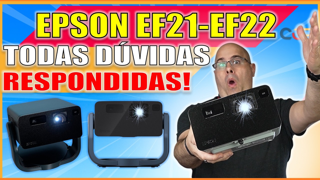 EPSON EPIQVISION EF21 E EF22. TUDO QUE NÃO FOI FALADO E MUITO MAIS SOBRE ESSES PROJETORES! Geek485