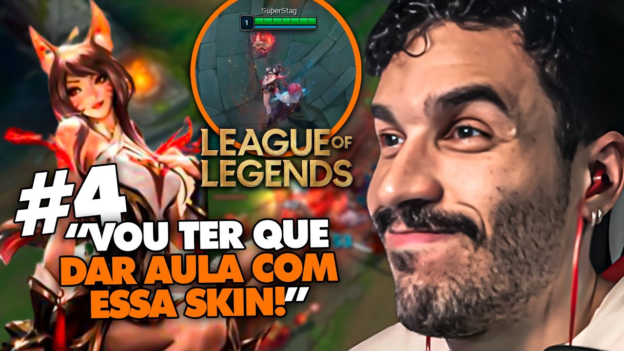 STAG JOGA: TESTANDO A NOVA SKIN DO FAKER! DO FERRO AO OURO #4 - LEAGUE OF LEGENDS | Clipes do Stag